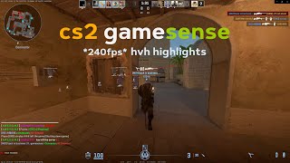 cs2 gamesense hvh highlights  first day with gamesensepub  skeetcc [upl. by Aelat]