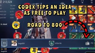 Mir4  Codex idea as free to play road to 800 [upl. by Lleoj]