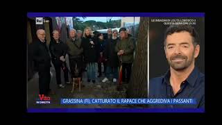 La poiana di Grassina catturata servizio de La Vita in diretta [upl. by Zannini]