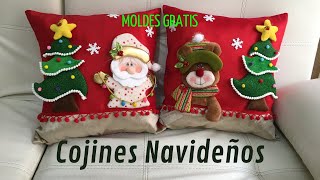 Cojines Navideños Con Moldes Gratis✨✨✨ [upl. by Felder]