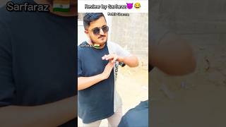 Sarfaraz review system 😂😈 cricket funny review shorts top viralvideo [upl. by Correy199]