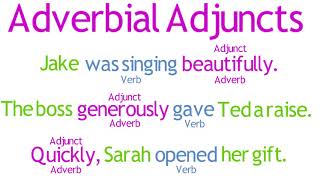 ISG1 Lesson 05 Adverbial Adjuncts [upl. by Ynna]