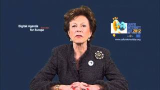 VideoBotschaft von EUKommissarin Neelie Kroes zum Safer Internet Day [upl. by Alrep420]