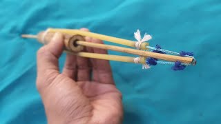 Easy To Make Bamboo Slingshot [upl. by Drake]