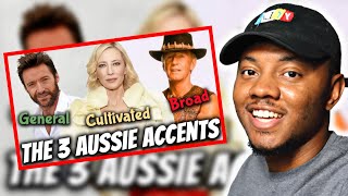 AMERICAN REACTS To The 3 Australian Accents General Cultivated amp Broad  Australian Pronunciation [upl. by Niawat]