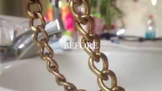 HOW TO clean fashion jewelry with one household product [upl. by Andromache]