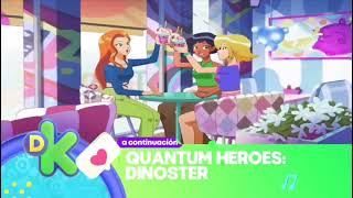 Tres espías sin límite discovery kids  creditos finales a continuaciónquantum heroes dinoster [upl. by Gui652]