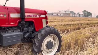 Swaraj 969 Fe  Yodha super seeder 8 ft  Sangrur [upl. by Assirrec387]