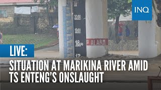 LIVE Marikina River situation amid Tropical Storm Entengs onslaught  Sept 2 [upl. by Philemol880]