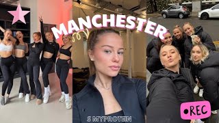 VLOG  jaký to je na pouze holčičím eventu😬 MANCHESTER S MYPROTEIN [upl. by Sanfred]