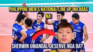 JUST IN Philippines Mens Volleyball National Line Up inilabas na [upl. by Anderegg]