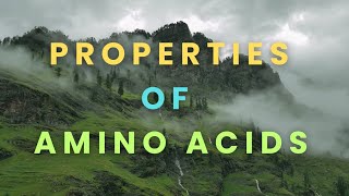 Properties of Amino Acids Biochemistry Microbiology Biotechnology [upl. by Ervine]