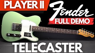 Fender Player II TELECASTER Rosewood FULL DEMO [upl. by Maguire]