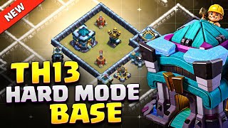 New BEST TH13 War BASE for HARD MODE in 2024 ⚒️ INSANE Town Hall 13 Base Link  Proof Replays [upl. by Gies]