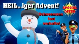 AfD Schneemann fast verhaftet 1 Advent Special [upl. by Aicrag]