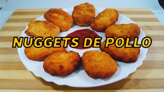 NUGGETS DE POLLO CASEROS RÁPIDOS Y FÁCILES [upl. by Annazor]