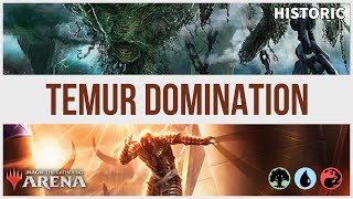 THE BEST TEMUR RAMP DECK MTG ARENA HISTORIC [upl. by Corilla]