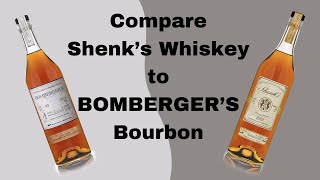 Compare Shenks Whiskey to Bombergers Bourbon two great brands from Michters [upl. by Nylorak733]