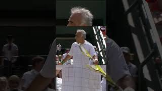 Amazing trick by Mansour Bahrami🥶 tennis epicmoments [upl. by Kcirddot]