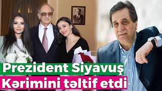 Prezident Siyavuş Kərimini təltif etdi [upl. by Nellad566]