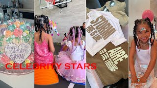 Kylie Jenner Celebrates Stormi and Aire Webster Unicorn Theme Stormi World Birthday Bash VIDEO [upl. by Ottavia]