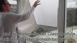 Fensterfolie anbringen TRICK [upl. by Noissap]