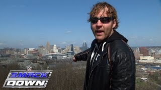 Dean Ambrose returns to Cincinnati ready to battle Brock Lesnar SmackDown March 17 2016 [upl. by Aizirk]