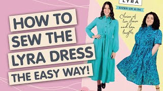 How to make The Lyra Dress– Tilly amp the Buttons Dress Sewalong [upl. by Juline]