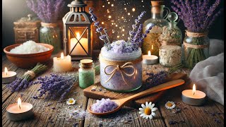 DIY Lavender Chamomile Body Scrub  Seraphinas Secrets [upl. by Bobine942]