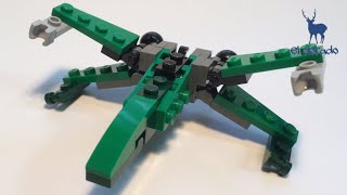 LEGO CREATOR 31058 Mighty Dinosaurs Alternate Build  STARWRS XWing Speed Build  Construction Toy [upl. by Hadleigh741]