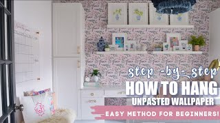 How to Install Unpasted Wallpaper  Easy Method for Beginners [upl. by Melburn]