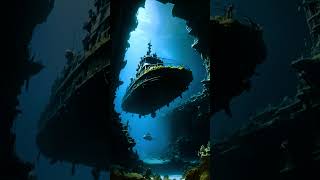 Underwater ship graveyard scary shortfilms alarm shortmovies fear creepy spooky halloween [upl. by Heinrick512]