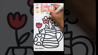 Day 48  my coloring book shorts coloring kidscoloringvideo [upl. by Zhang]