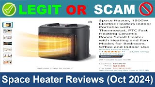 Space Heater Reviews  Oct 2024 Beware of Scam Watch Now [upl. by Elodia]