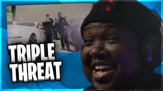 CLAVISH X HEADIE ONE X KTRAP  TRIPLE THREAT OFFICIAL VIDEO REACTION [upl. by Reywas]