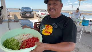 Camarones rancheros al disco y son de la camaronera San Juan puro Guasave Sinaloa [upl. by Rialcnis]