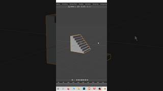 Stair modelling in blender 331 in Tamil 3dmodelling blender animation [upl. by Desdamona]