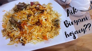 Beef biryani  special beef biryani  teh wali biryani  layer biryani [upl. by Karlise992]