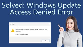 How to fix Error 5 access denied in Windows 11  Windows Update Fix [upl. by Leiad]