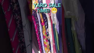 YARD SALE DAY yardsale yardsalefinds yardsalehaul garagesalefinds garagesalehaul [upl. by Onailerua79]