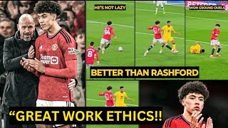 Ethan Wheatley Showcase GREAT WORK ETHICS better than RASHFORD in DEBUT vs Sheffield Man Utd News [upl. by Morven]