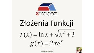 Złożenie funkcji  36 eTrapez [upl. by Lewiss31]