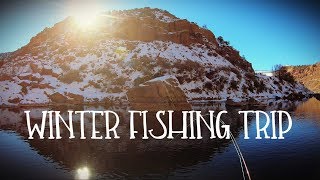 Winter Fly Fishing in New Mexico  Nymphing in freezing temps [upl. by Jollenta]