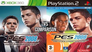 PES 2008 Xbox 360 Vs PS2 [upl. by Liane]