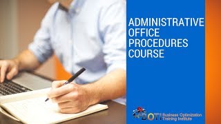 Office administration training Administrative Office Procedures Course [upl. by Cornew]