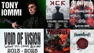 Tony Iommi Impulse Responses  My Chemical Romance tour  All Shall Perish live dates  Paragon [upl. by Yleve]