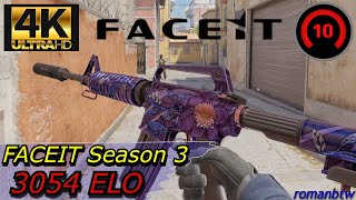 LVL 10 FACEIT EU 5v5 Inferno Ranked  3054 ELO  CS2 [upl. by Adaven]