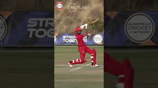 WHAT A CATCH 🤯 Rohit Singh takes an absolute screamer at covers 💥EuropeanCricket ECC24 [upl. by Allimrac95]