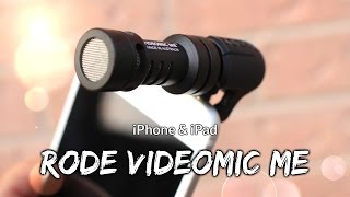 Rode VideoMic Me  Unboxing and Sound Test [upl. by Nemracledairam]