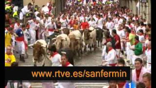 El Encierro de Torrestrella en San Fermín 2011 [upl. by Renick22]